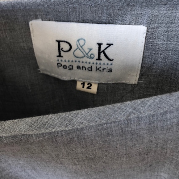 Peg and Kris grey blouse with elastic cuffs - Picture 2 of 2